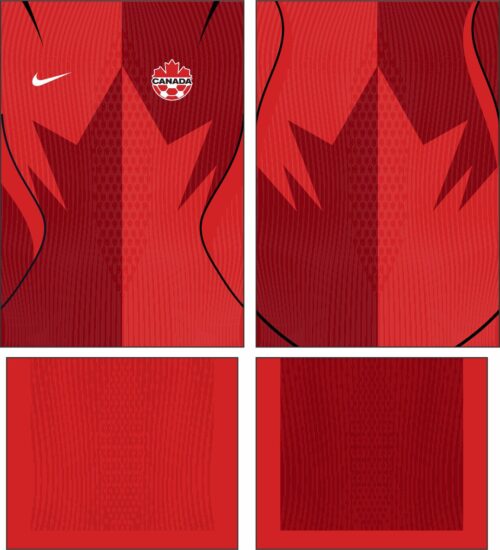 Arte Vetor Camisa Canada Local 2026
