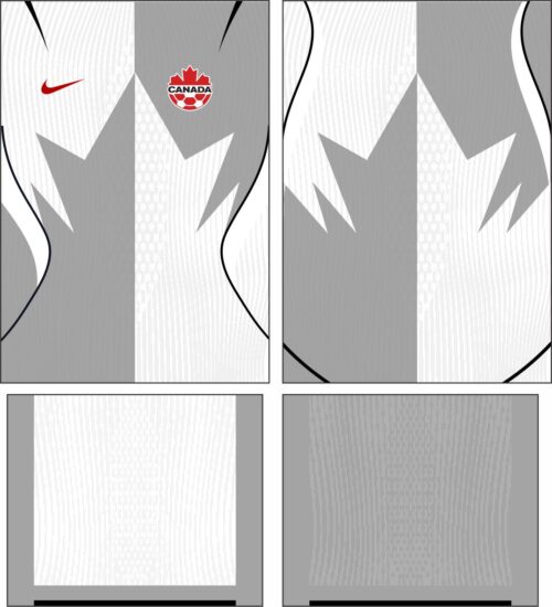 Arte Vetor Camisa Canada visita 2026