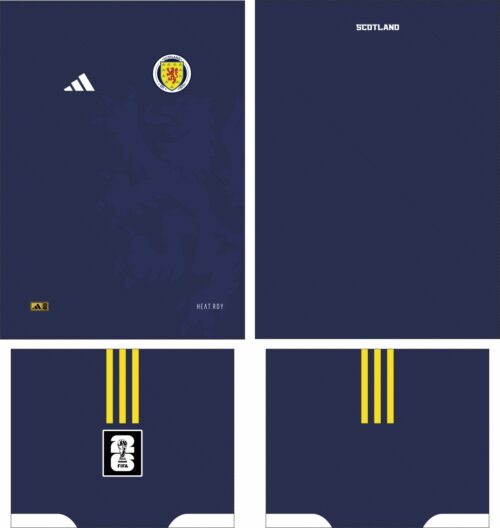 Arte Vetor Camisa Escocia Concept 2026