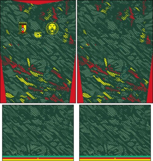 Arte Vetor Camisa Camarões Local 2025-2026