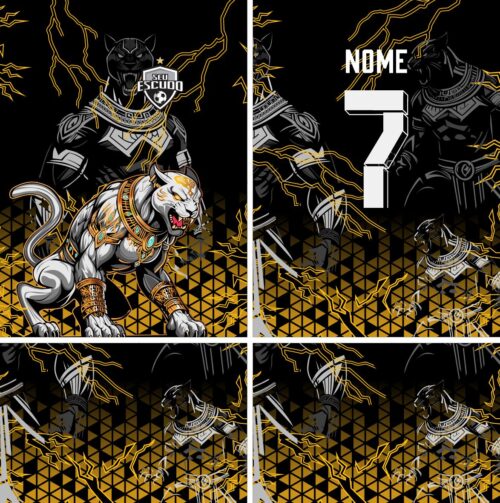 Arte Vetor Camisa Interclasse pantera Mod-862