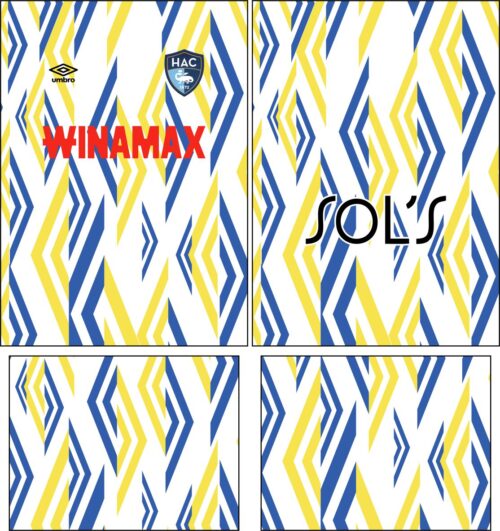 Arte Vetor Camisa Le Havre goleiro 2025-2026