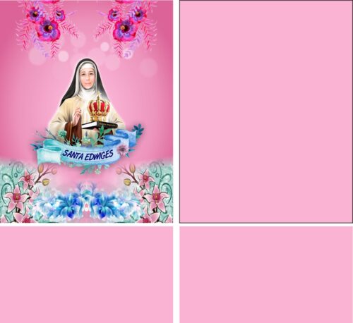 Arte Vetor Camisa Santa Edwiges