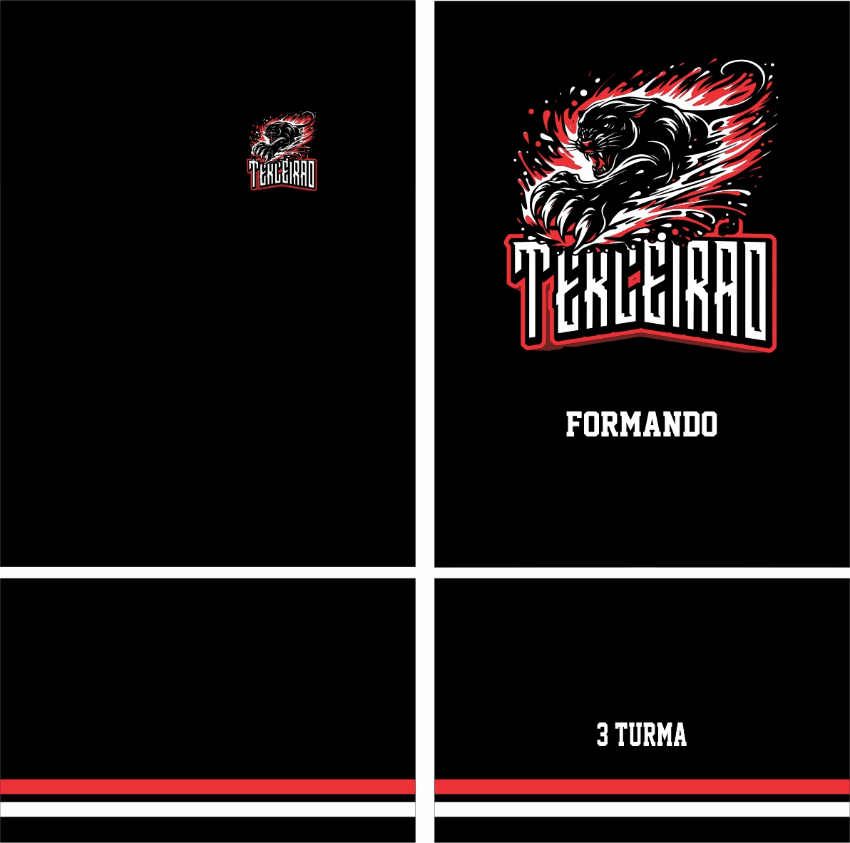 Arte Vetor Camisa Terceirão Pantera Mod-297