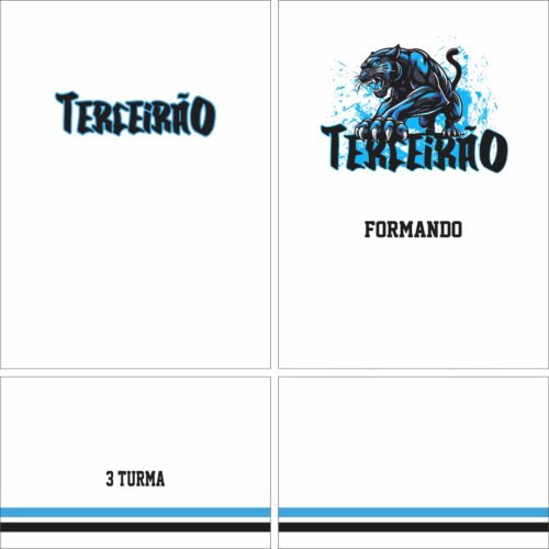 Arte Vetor Camisa Terceirão Pantera Mod-305