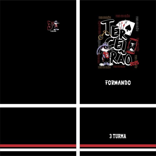 Arte Vetor Camisa Terceirão Pernalonga Mod-307