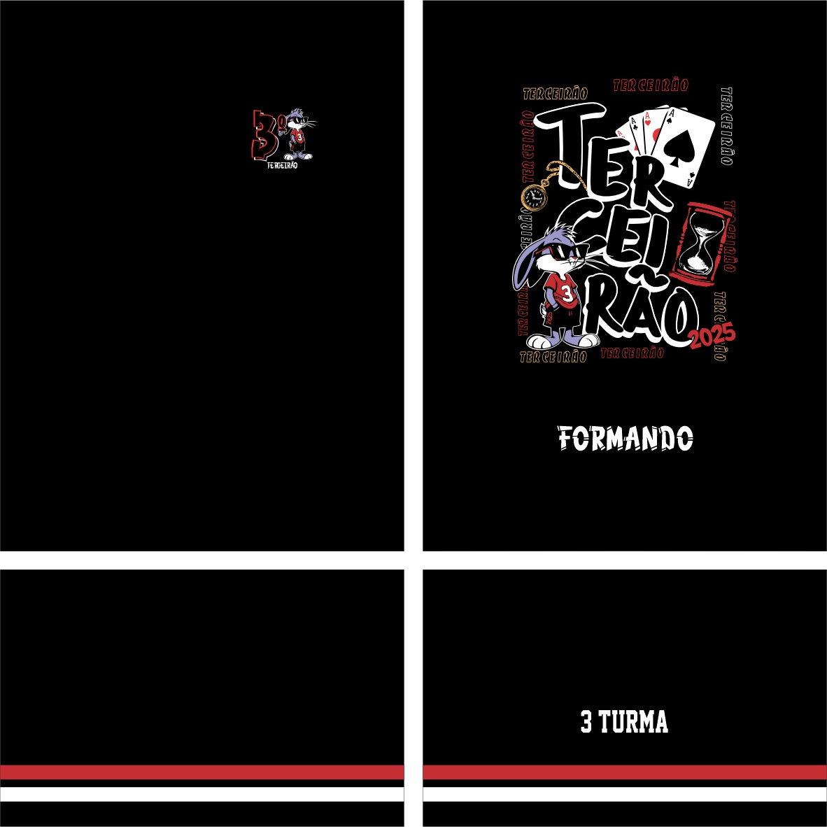 Arte Vetor Camisa Terceirão Pernalonga Mod-307