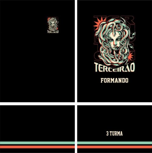 Arte Vetor Camisa Terceirão Medusa Mod-293