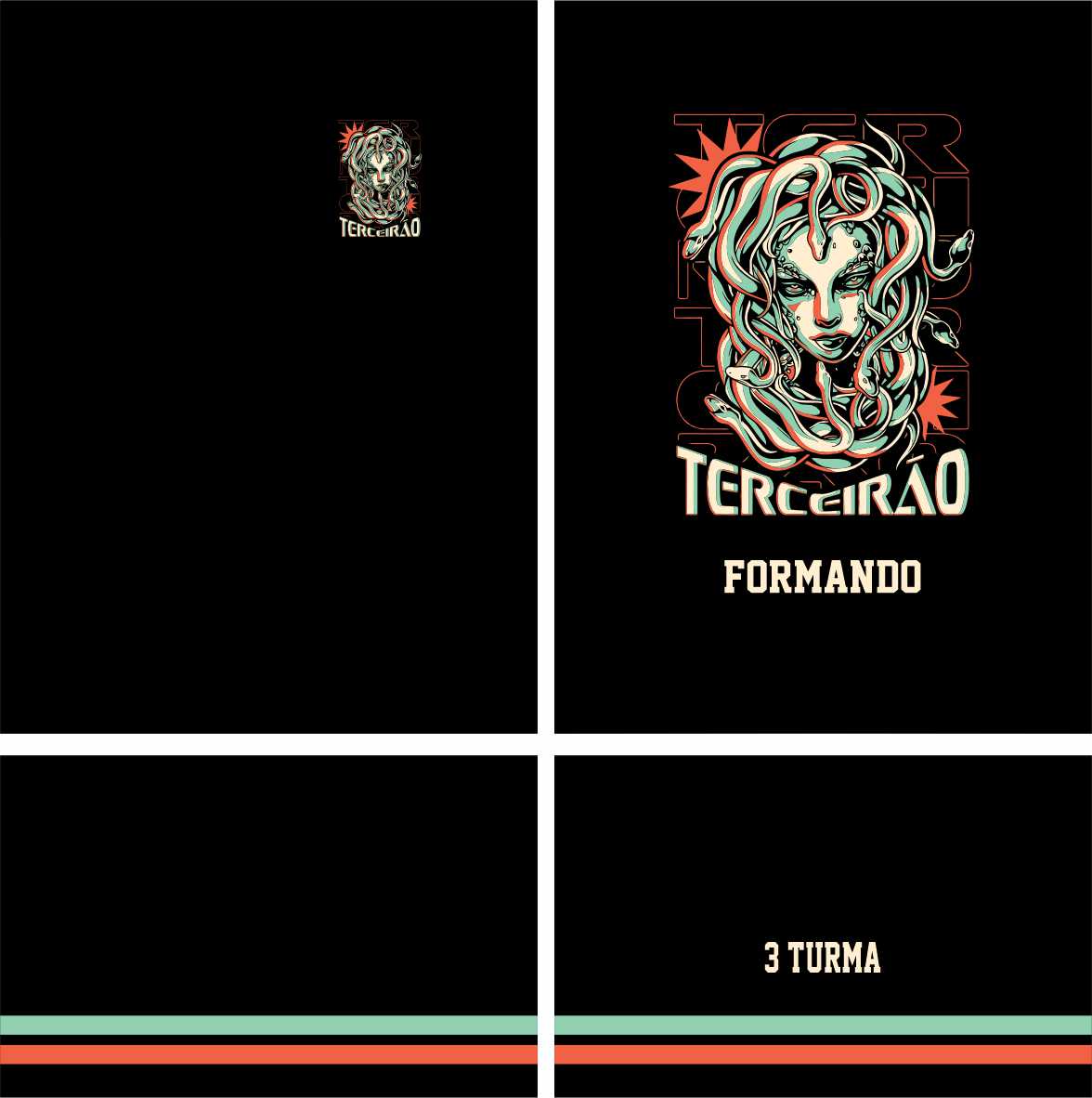 Arte Vetor Camisa Terceirão Medusa Mod-293