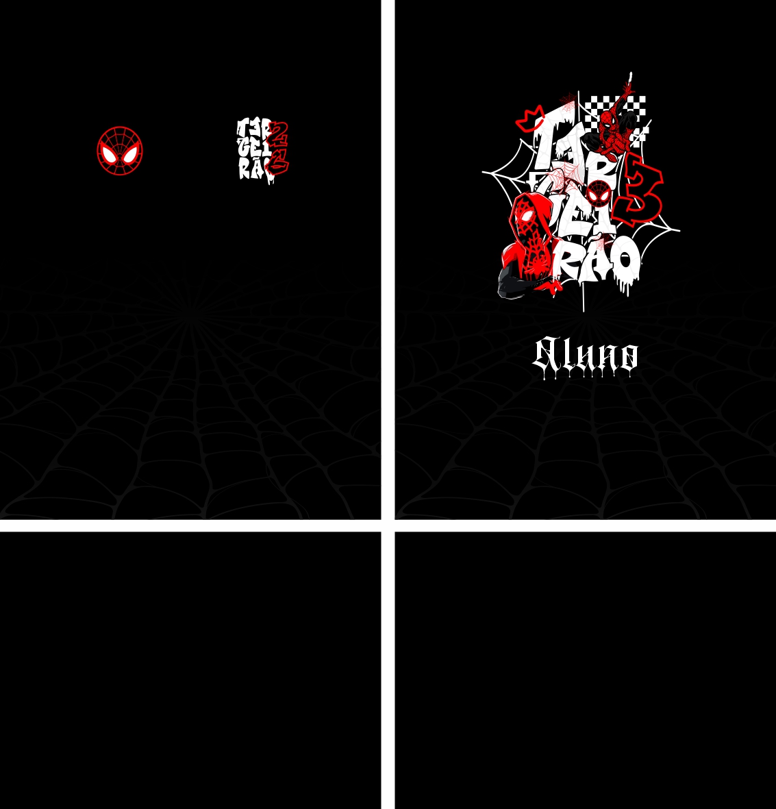 Arte Vetor Camisa terceirão Homem aranha Mod-314